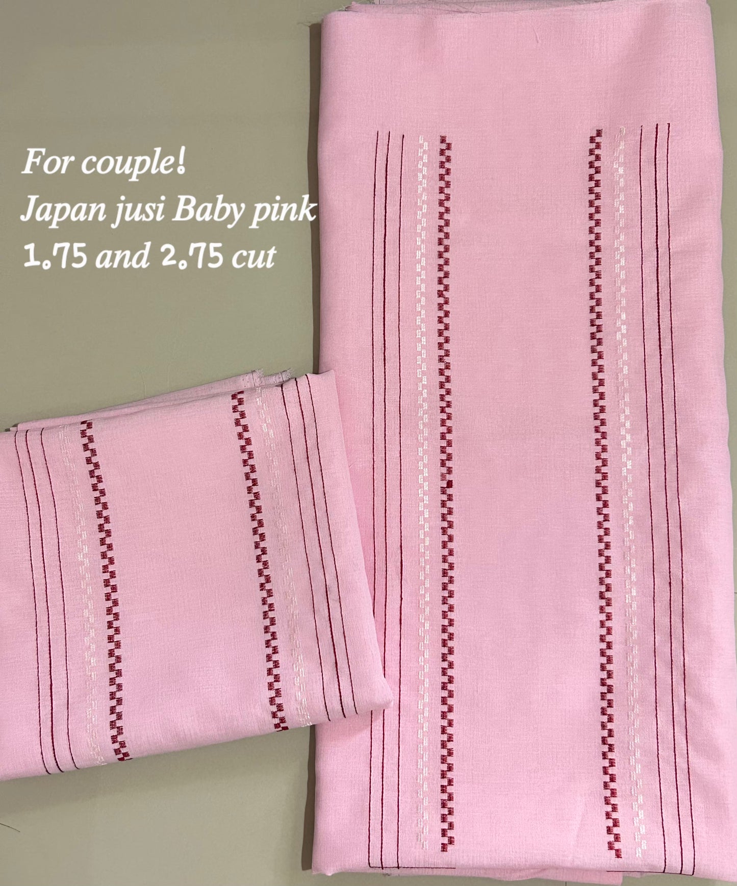 Barong Fabric Couple Set