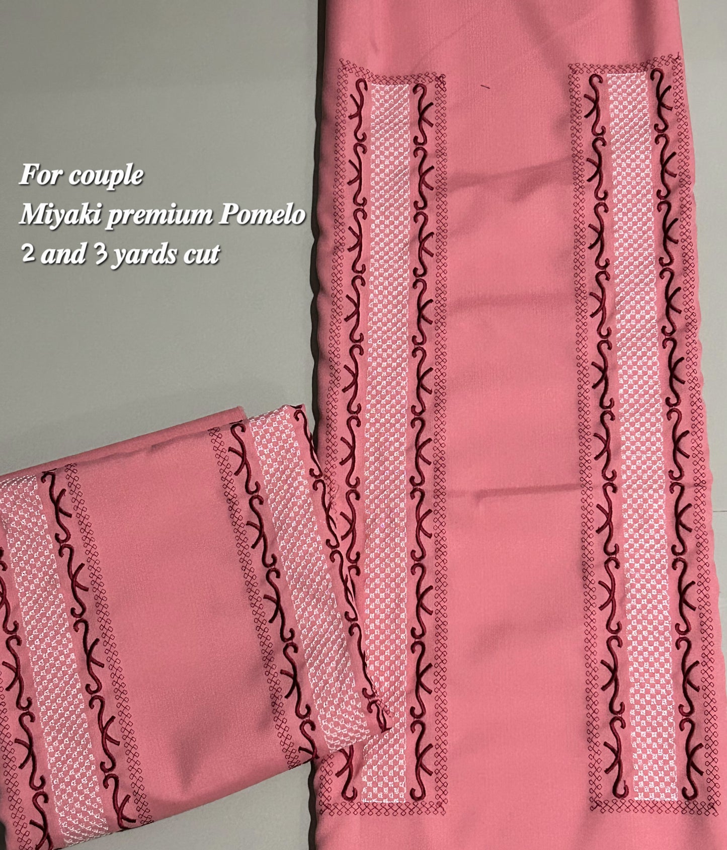 Barong Fabric Couple Set