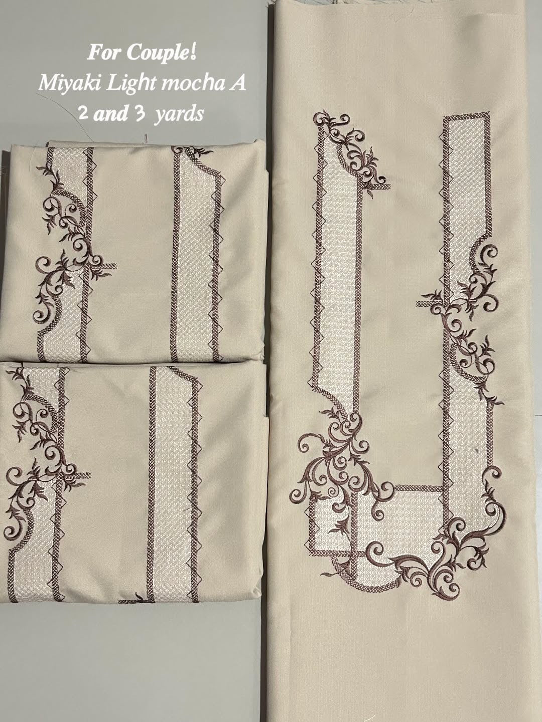 Barong Fabric Couple Set