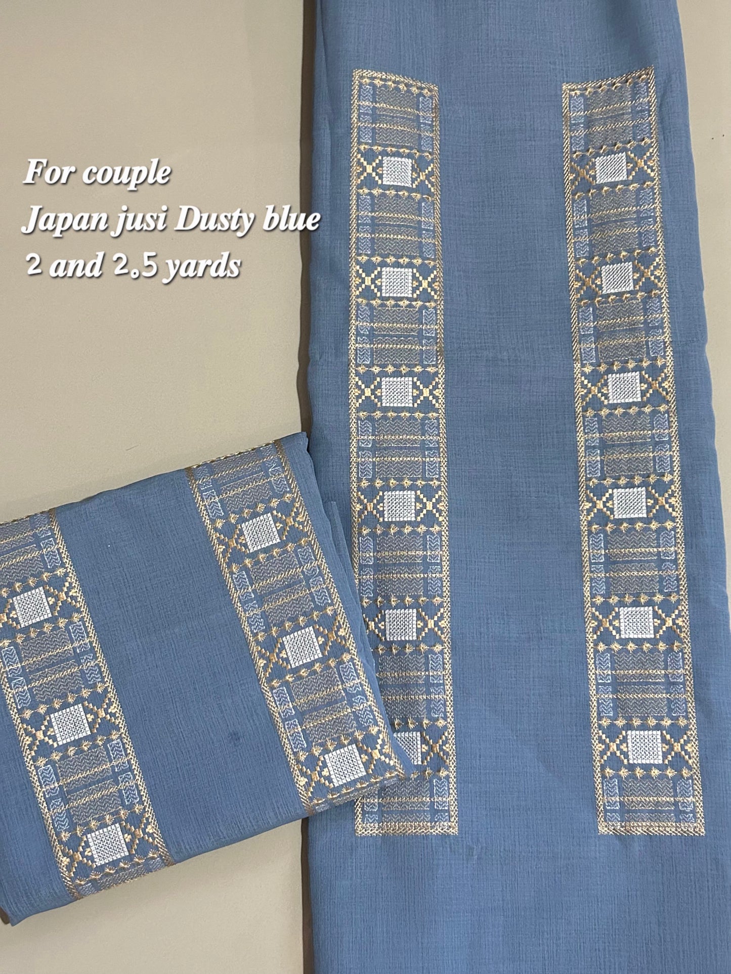 Barong Fabric Couple Set