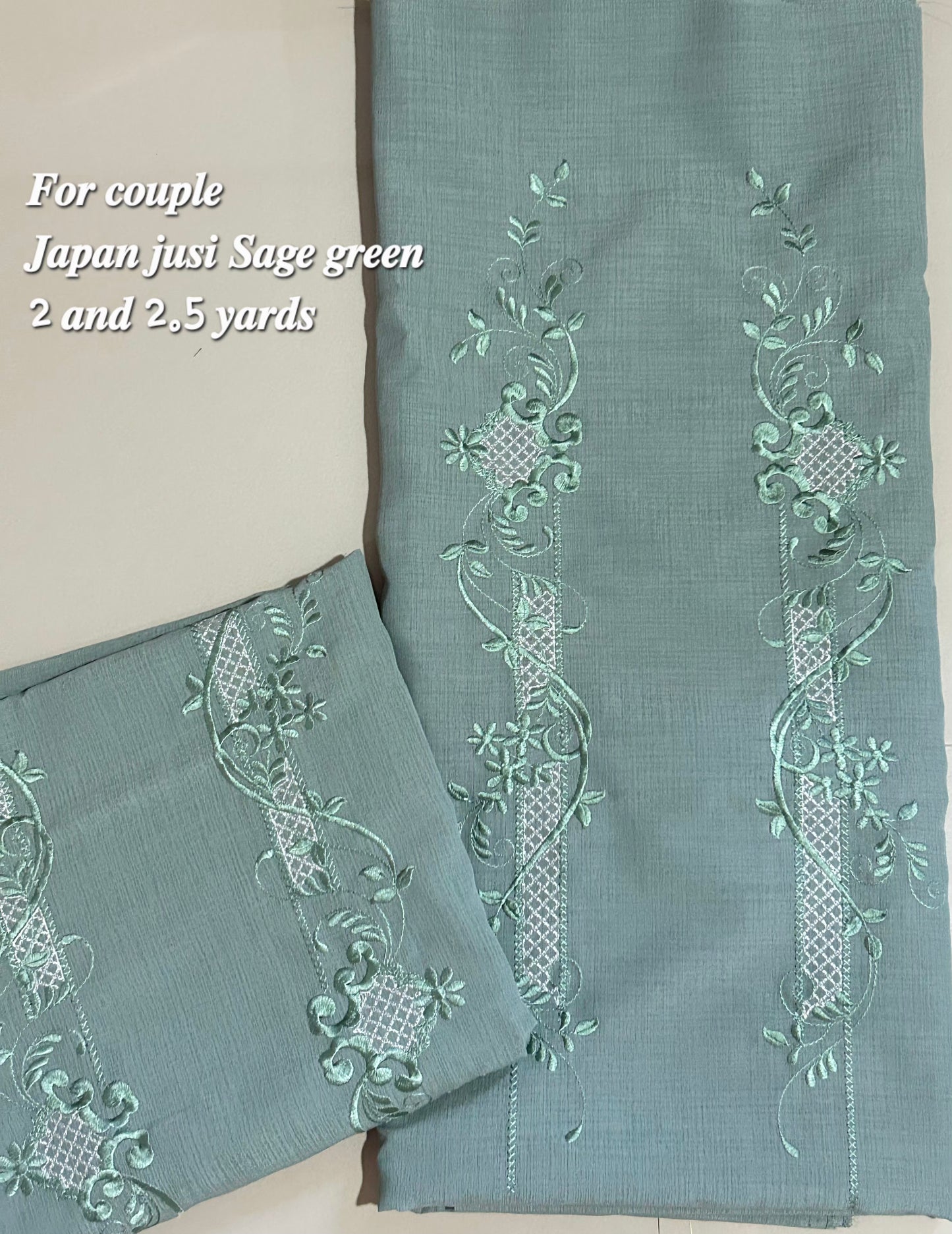 Barong Fabric Couple Set