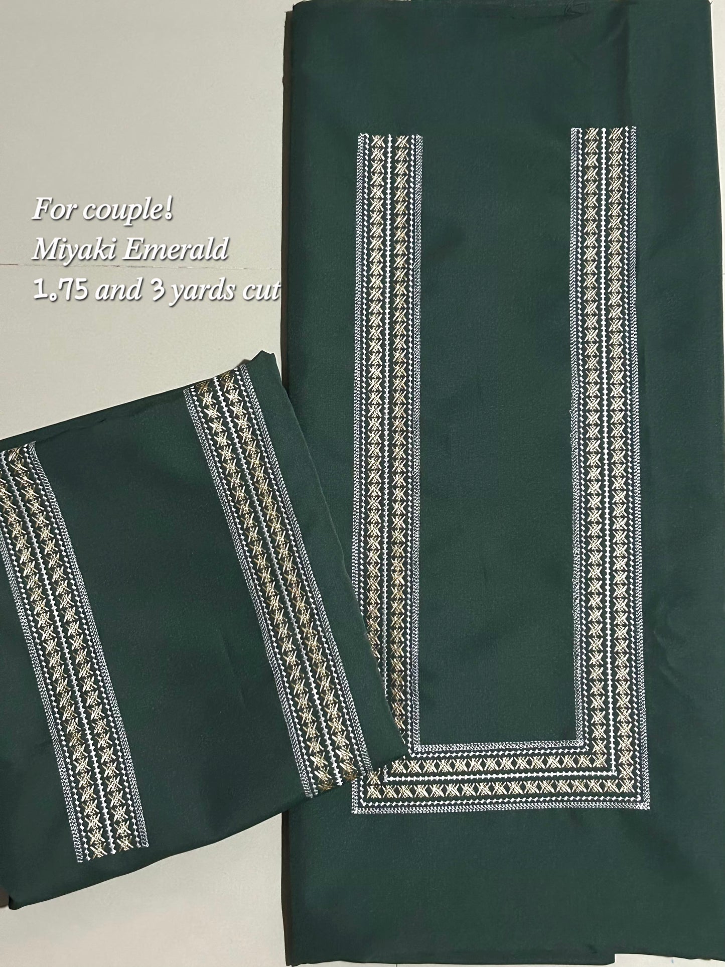 Barong Fabric Couple Set