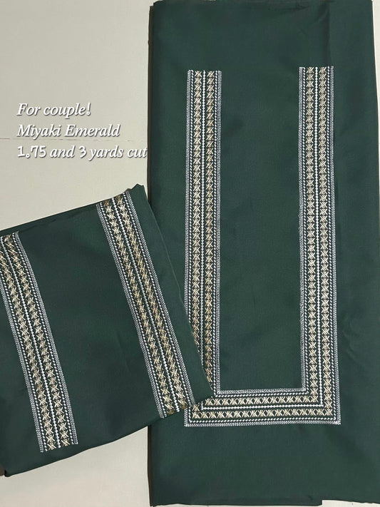 Barong Fabric Couple Set