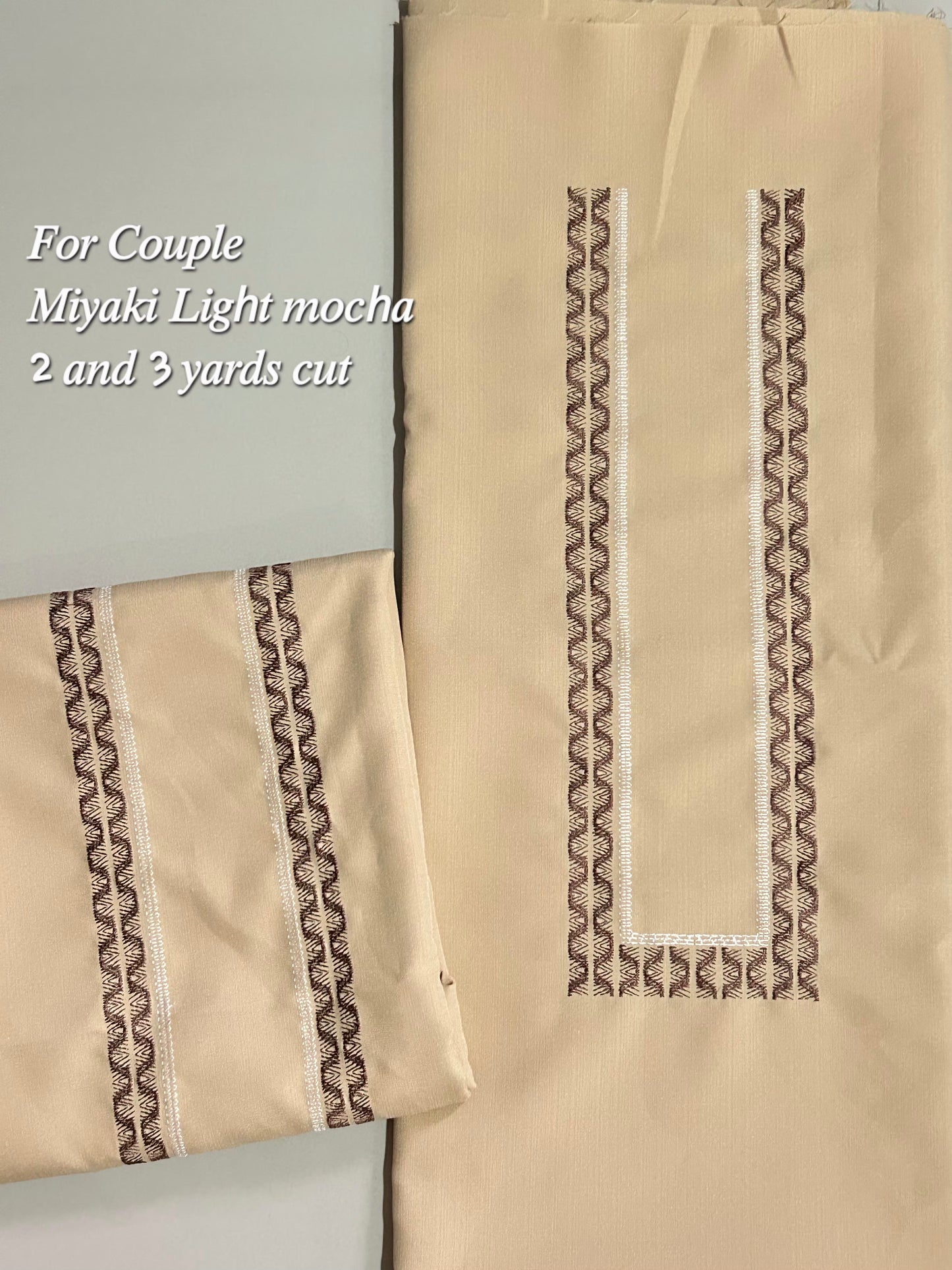 Barong Fabric Couple Set