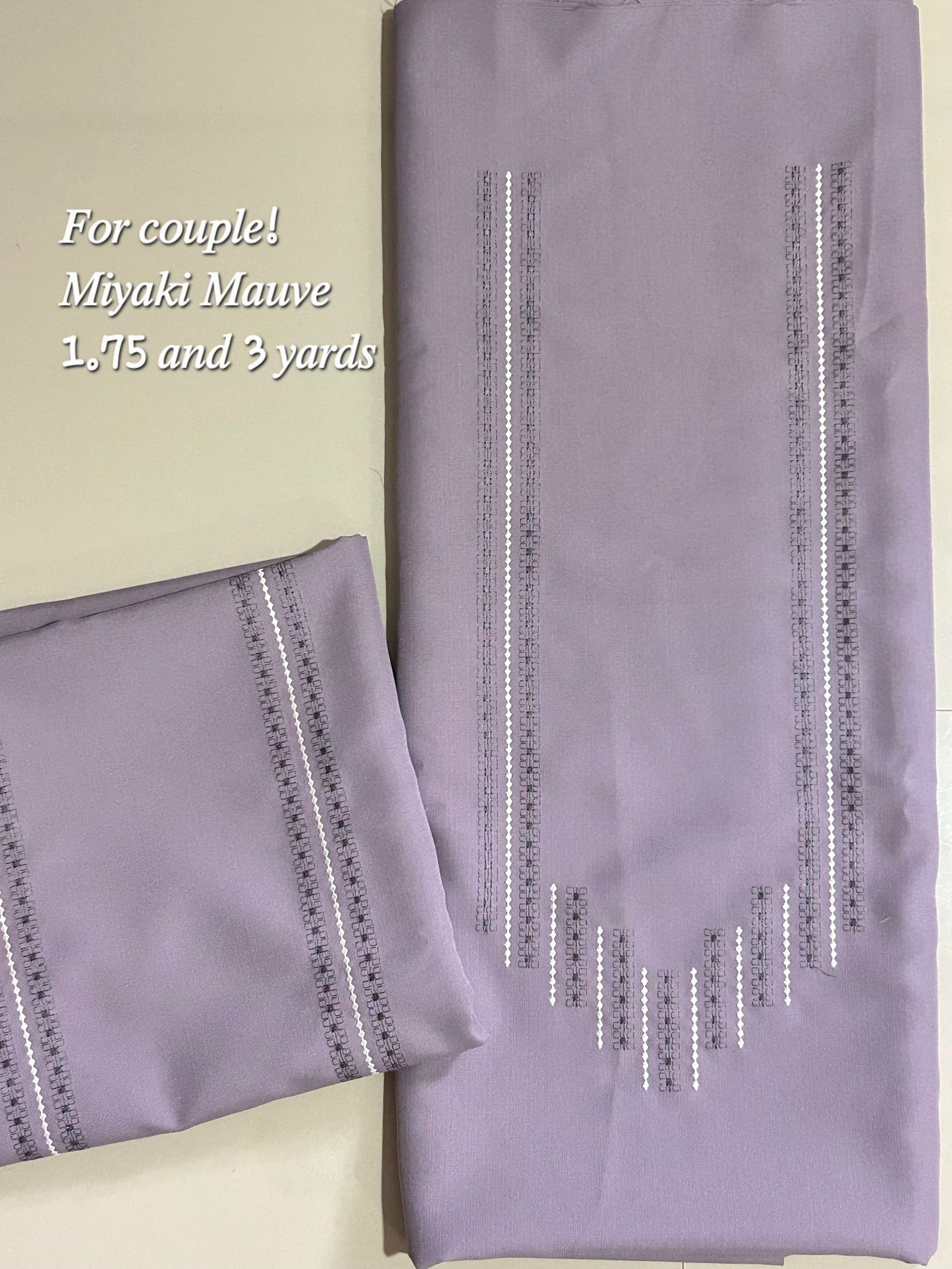 Barong Fabric Couple Set