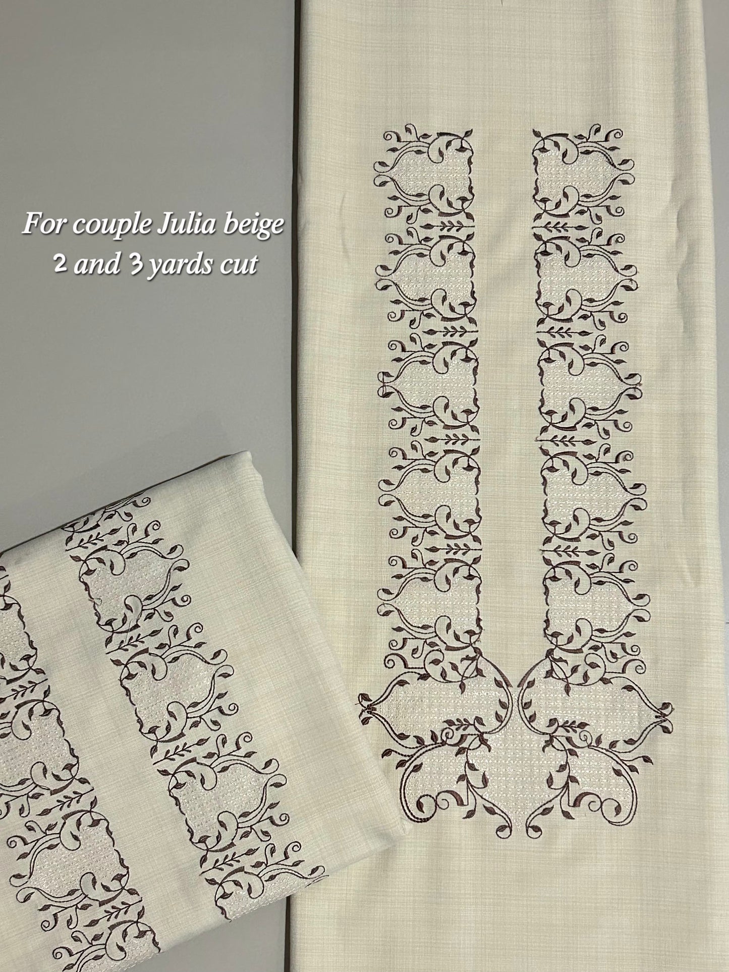 Barong Fabric Couple Set
