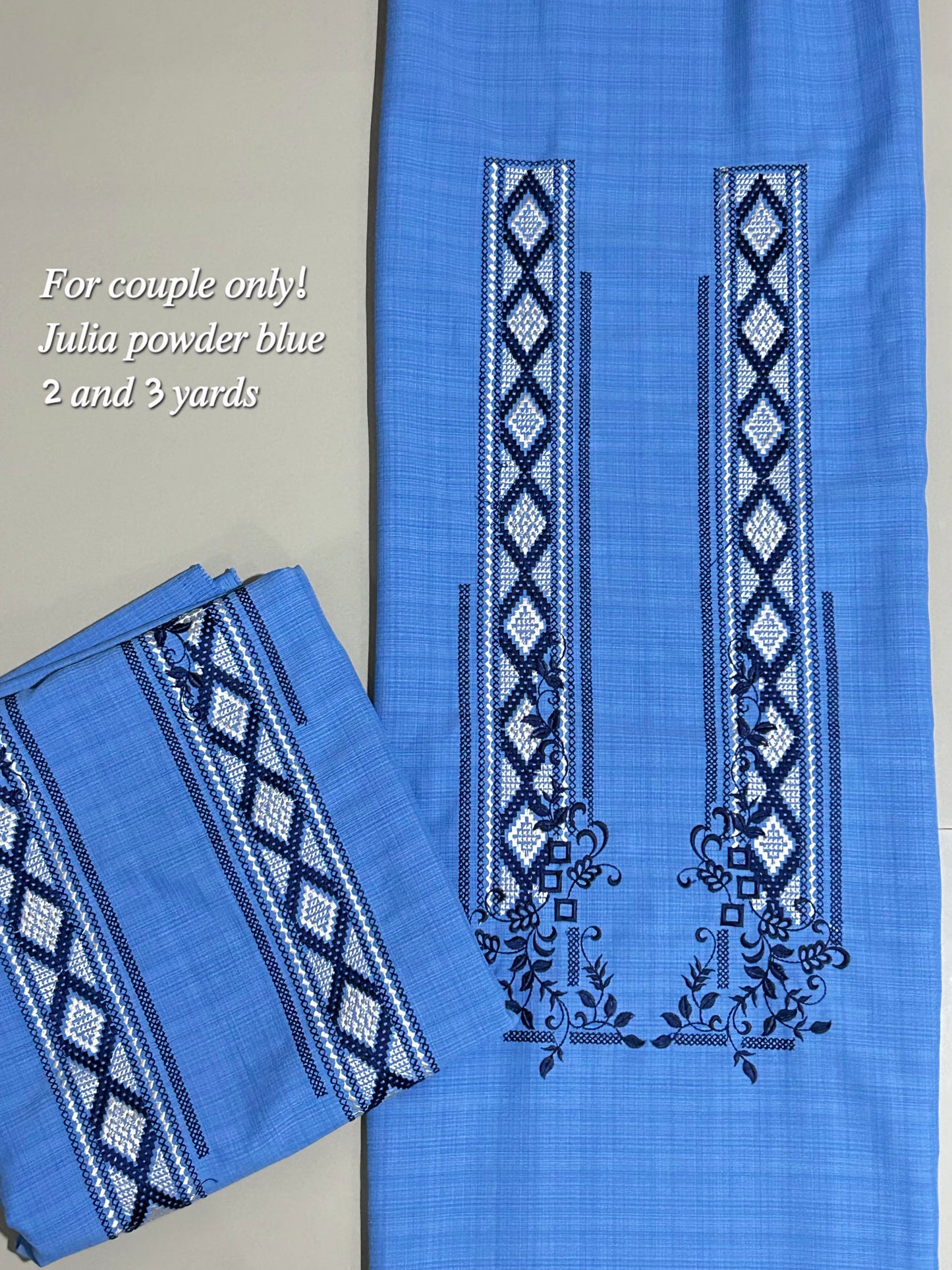 Barong Fabric Couple Set