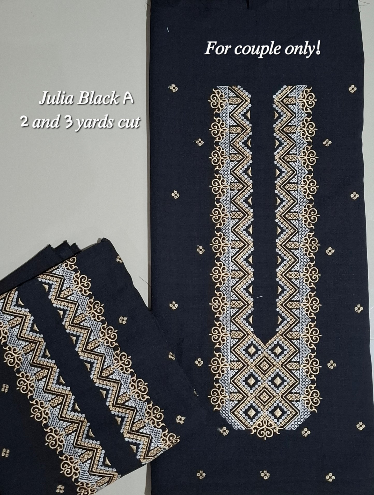 Barong Fabric Couple Set