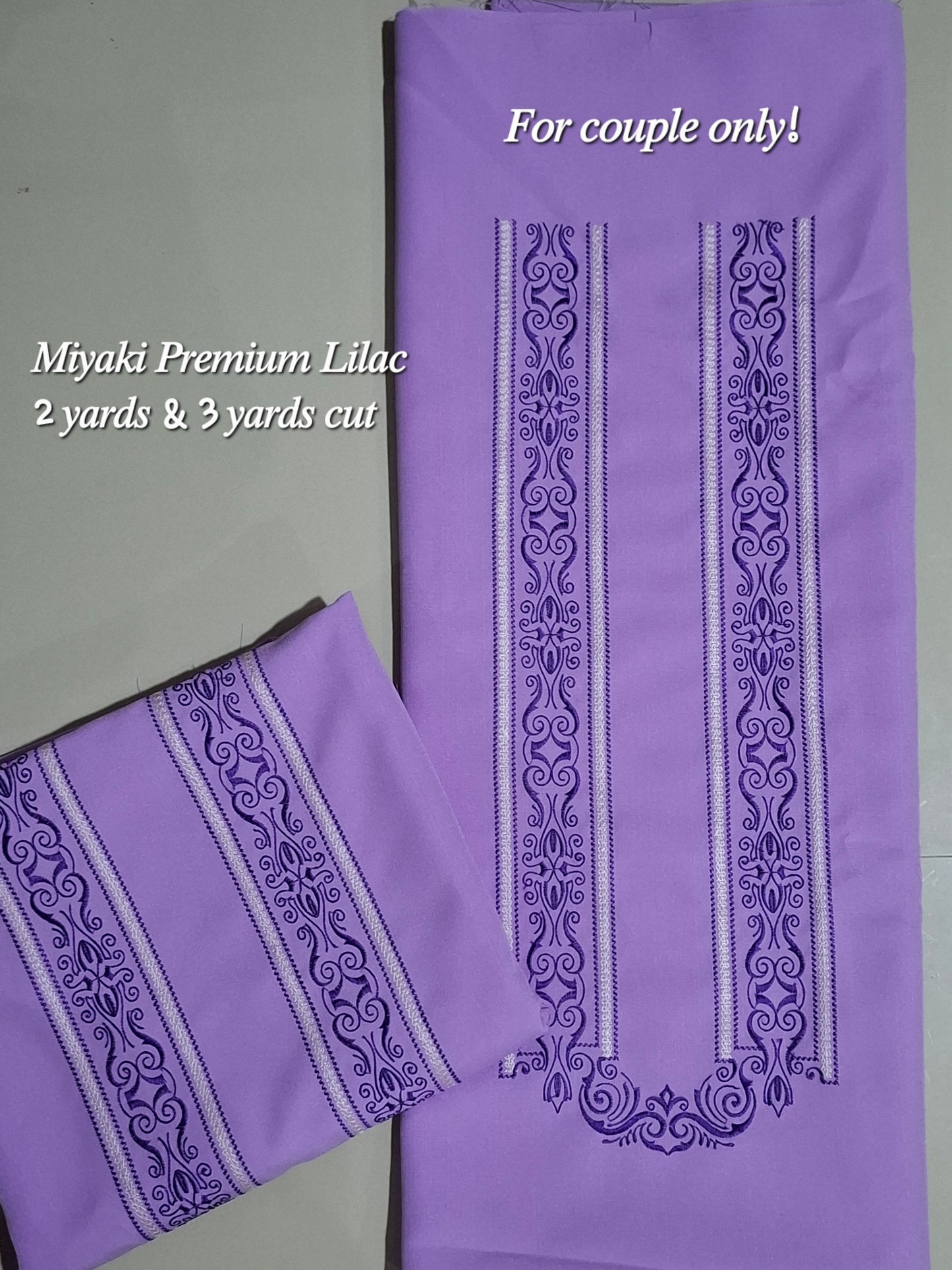 Barong Fabric Couple Set