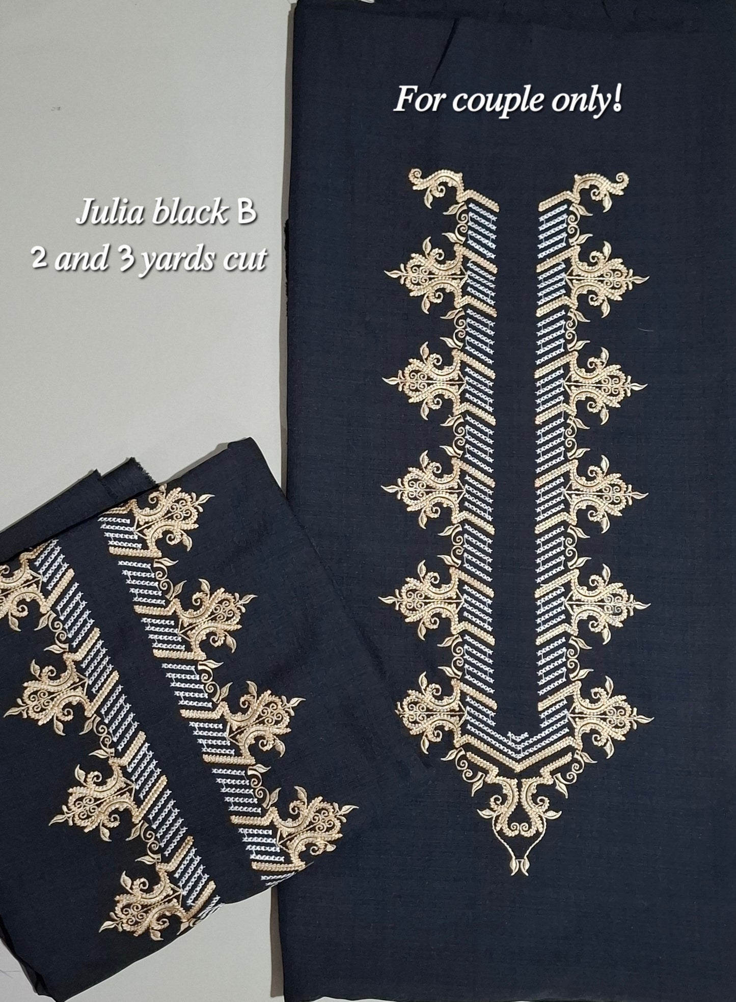 Barong Fabric Couple Set