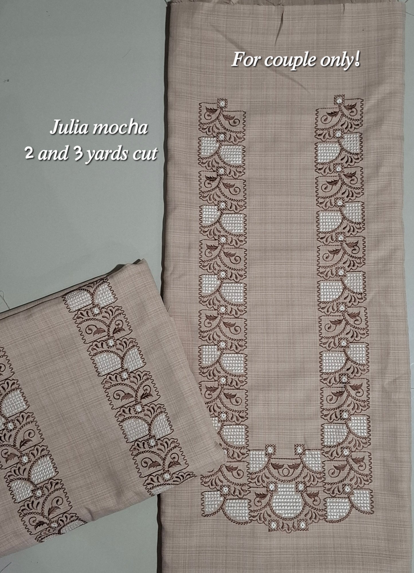 Barong Fabric Couple Set