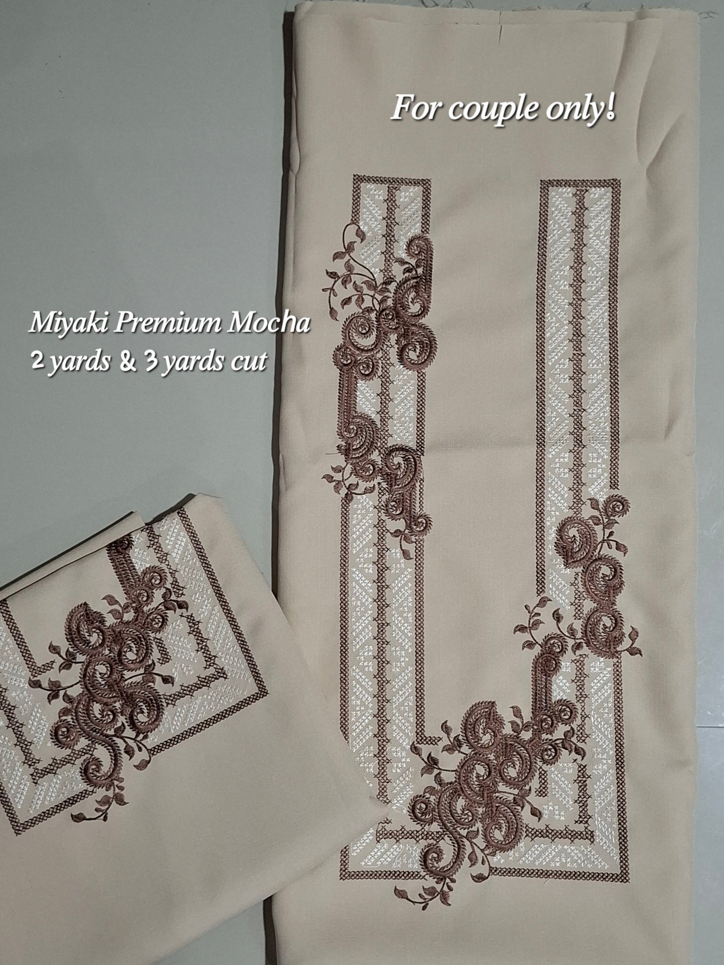 Barong Fabric Couple Set