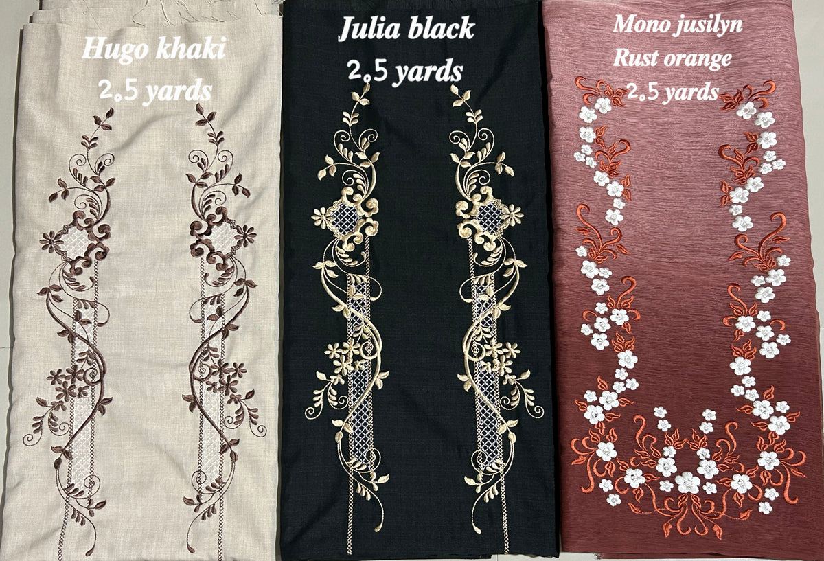 𝑭𝒐𝒓 𝑫𝒓𝒆𝒔𝒔 𝒄𝒖𝒕 𝑩𝒂𝒕𝒄𝒉 1 (3𝒚𝒂𝒓𝒅𝒔,2.75 𝒚𝒂𝒓𝒅𝒔,2.5 𝒚𝒂𝒓𝒅𝒔)