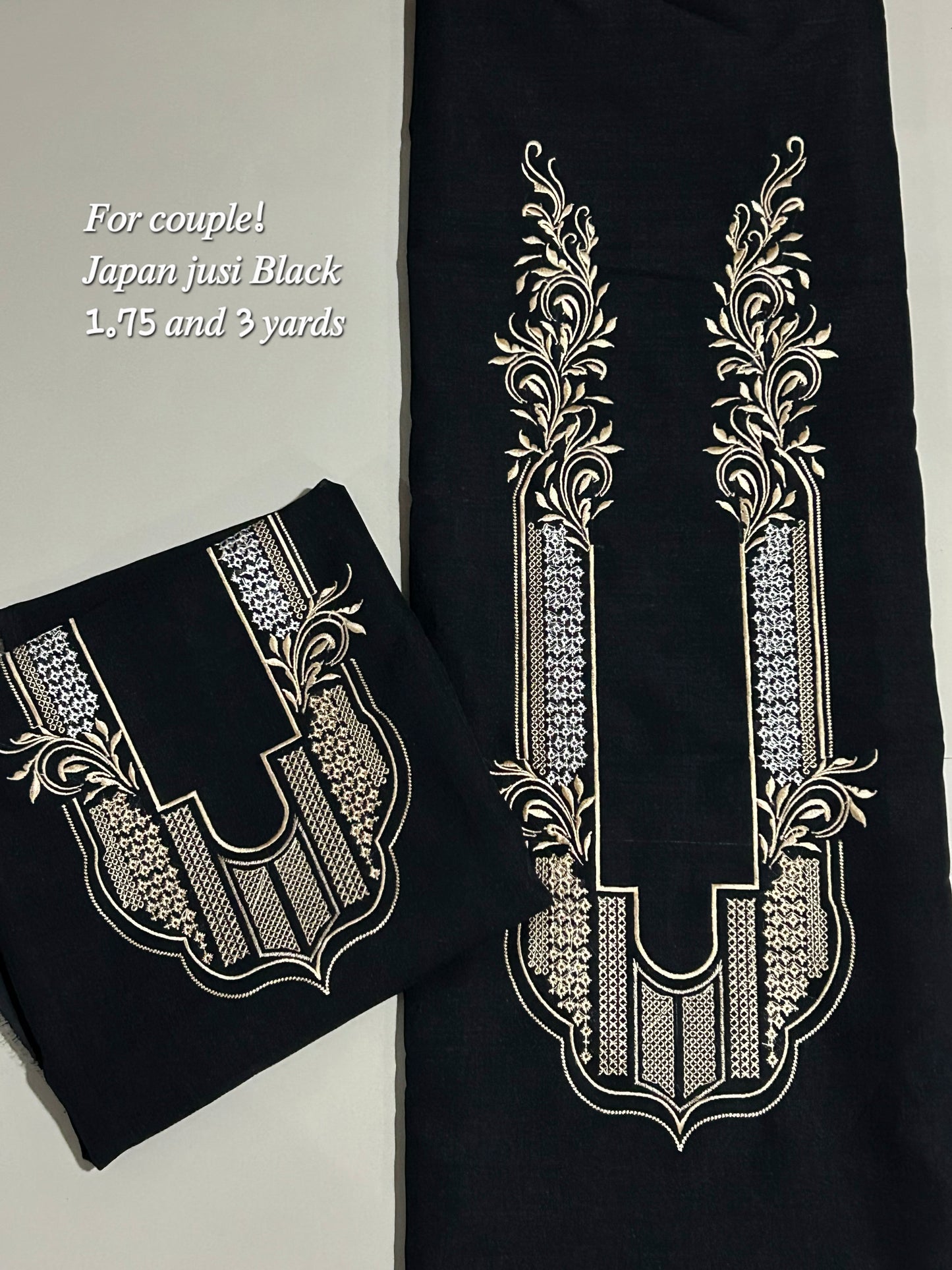 Barong Fabric Couple Set