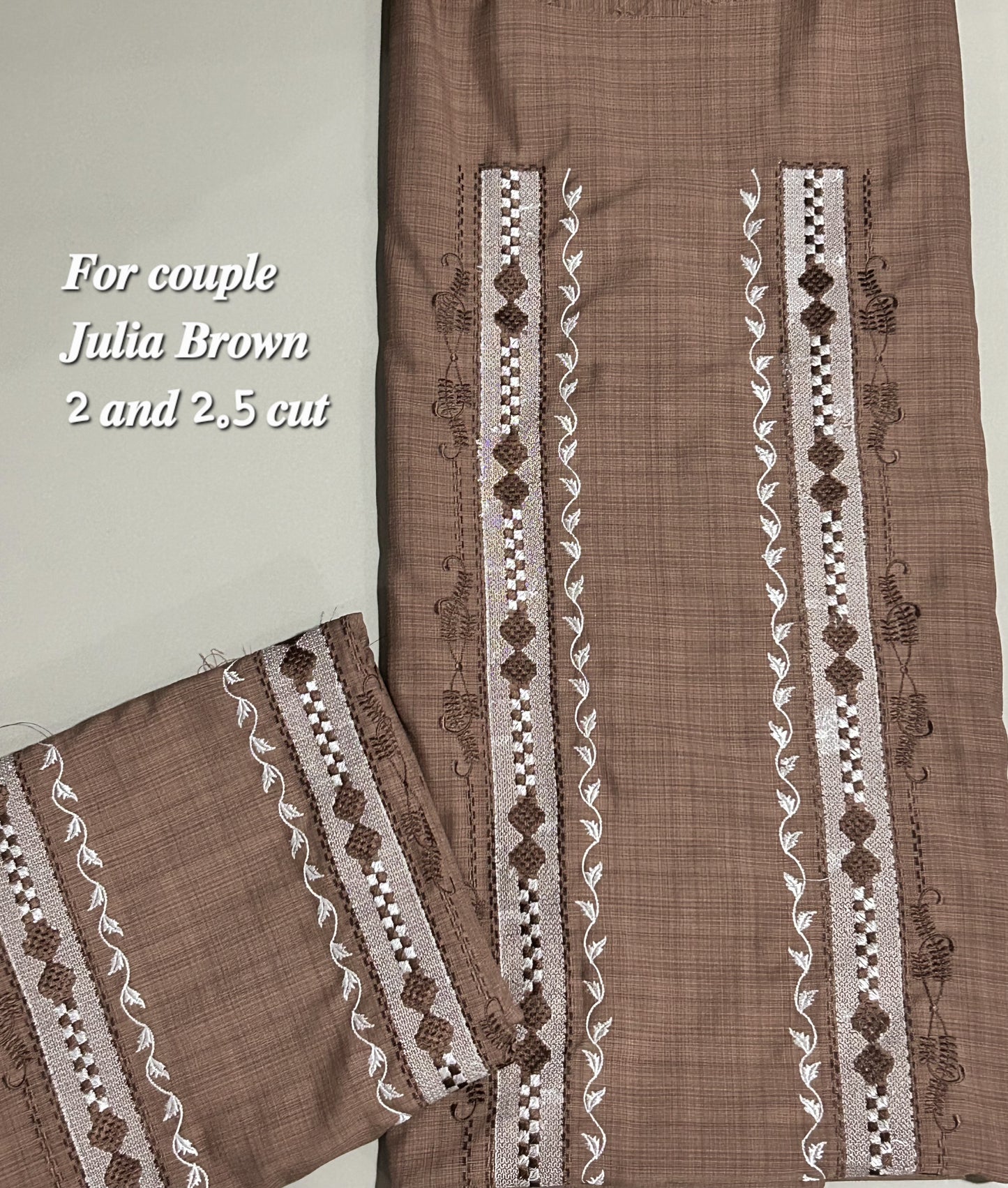 Barong Fabric Couple Set