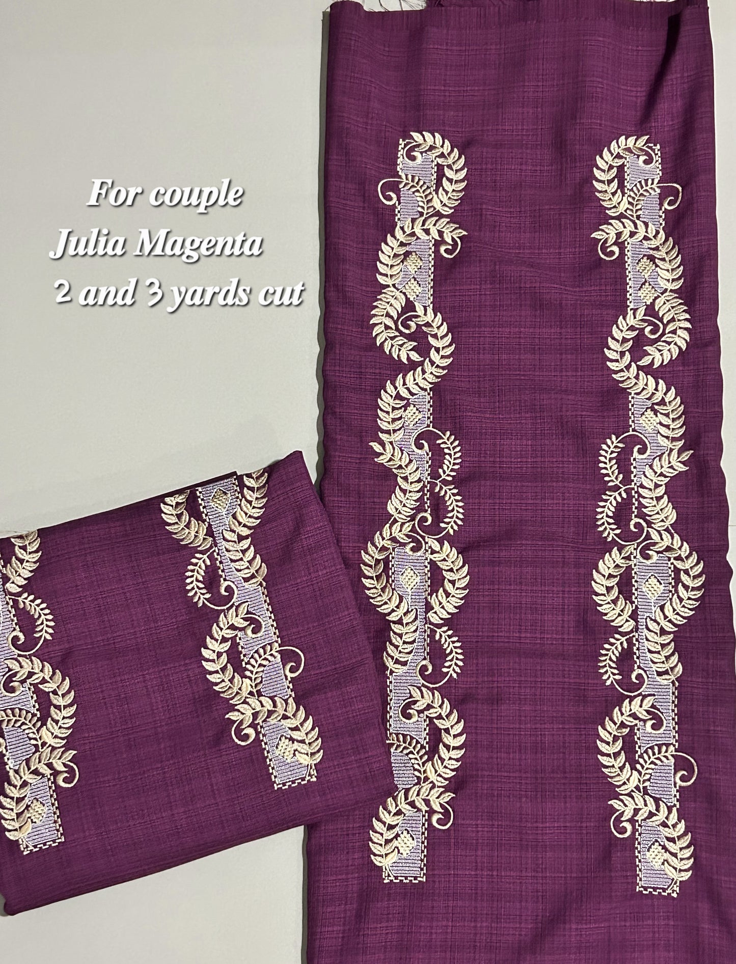 Barong Fabric Couple Set