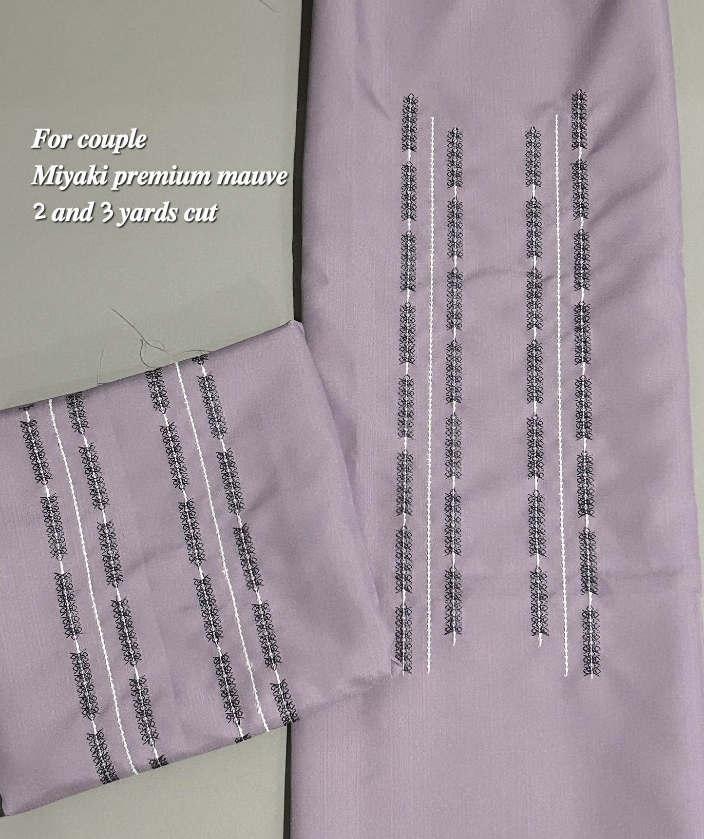 Barong Fabric Couple Set