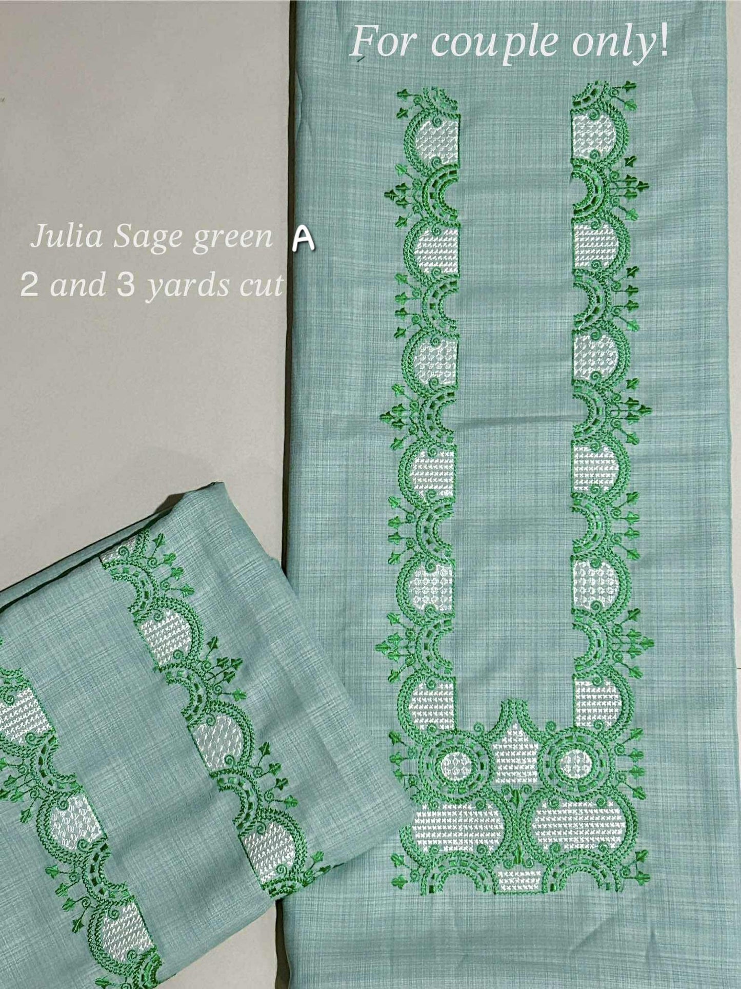 Barong Fabric Couple Set