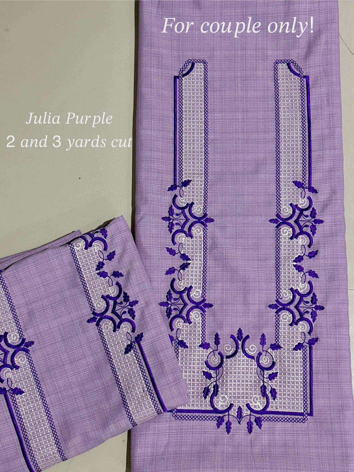 Barong Fabric Couple Set