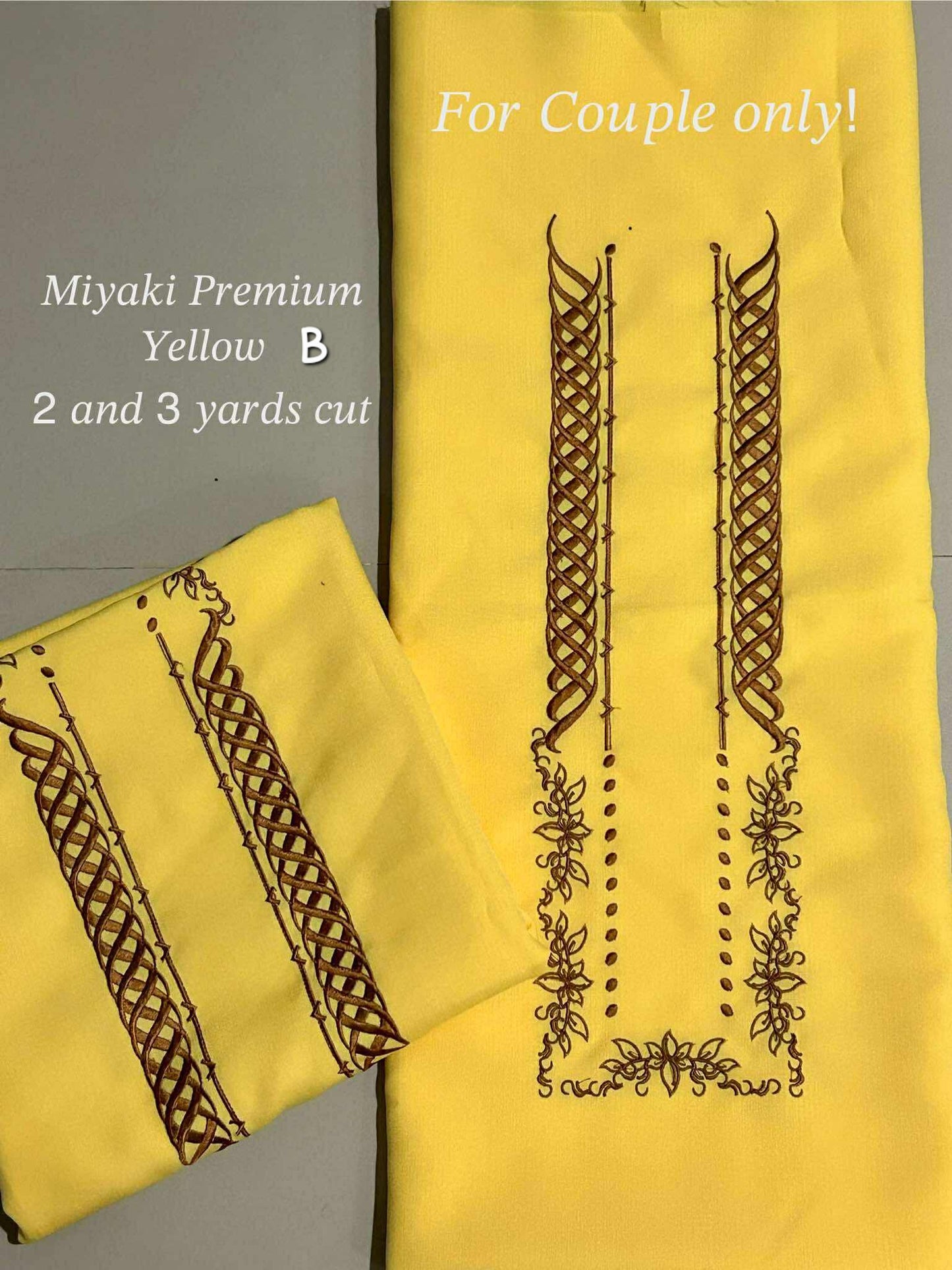 Barong Fabric Couple Set