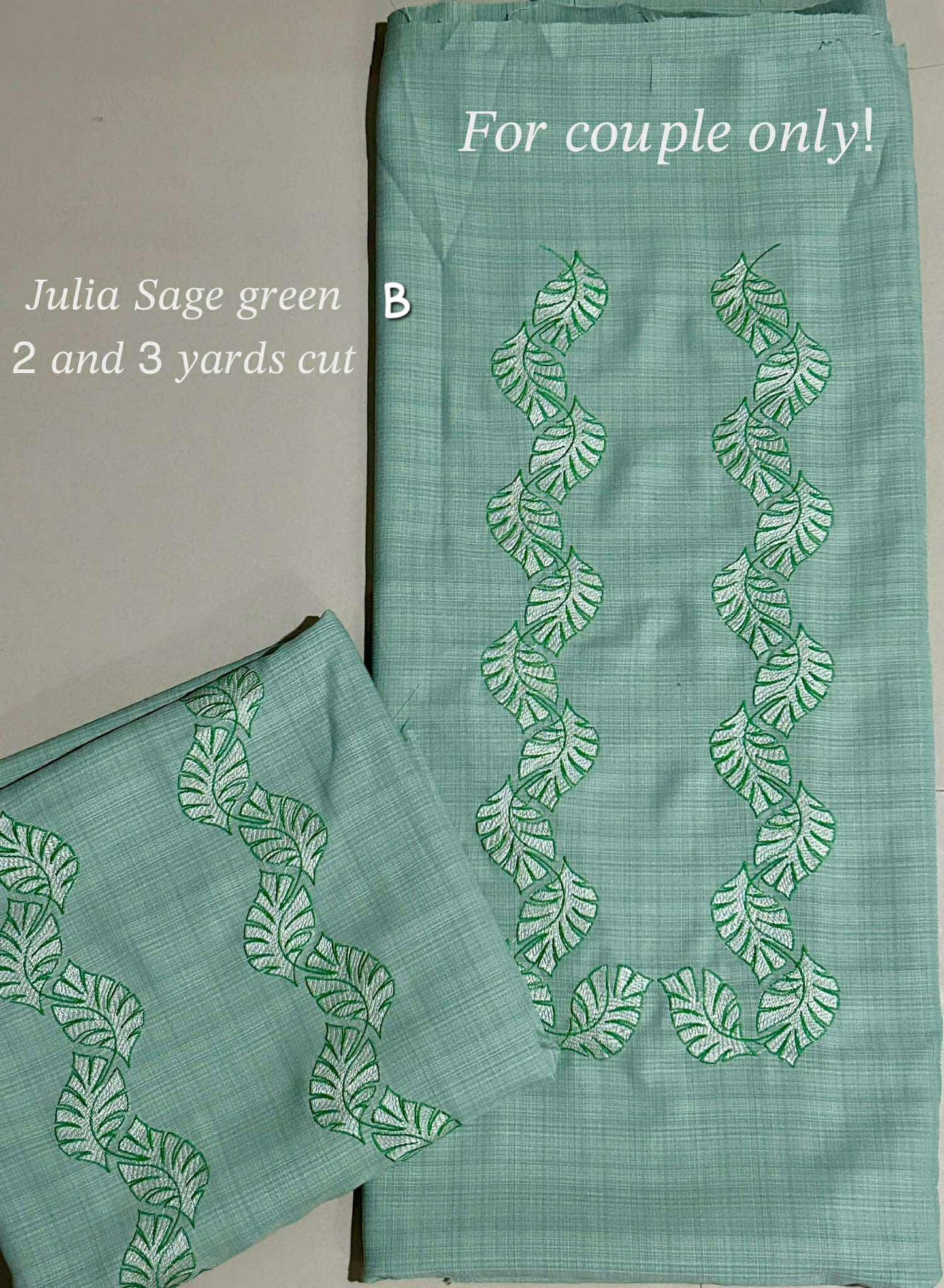 Barong Fabric Couple Set