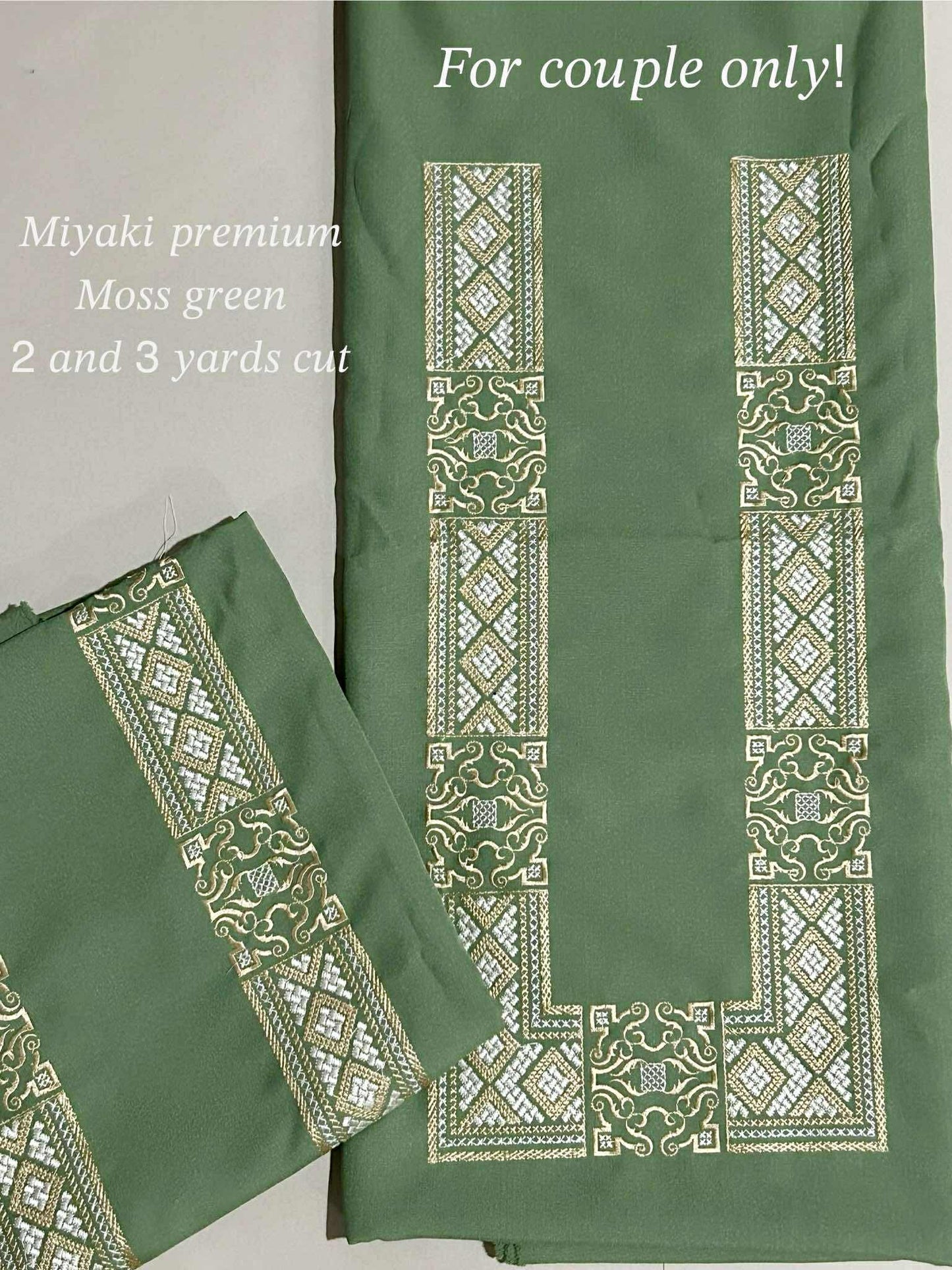 Barong Fabric Couple Set