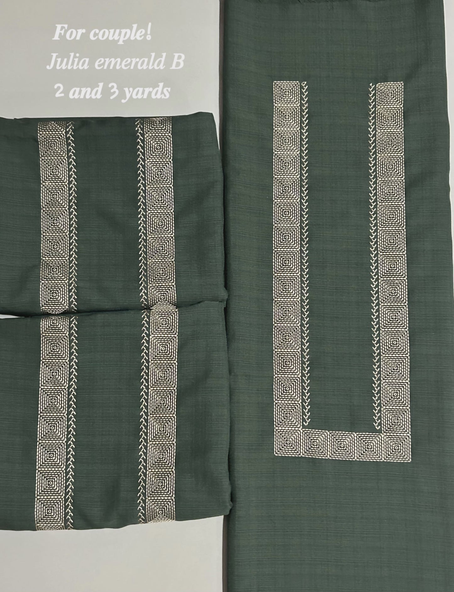 Barong Fabric Couple Set