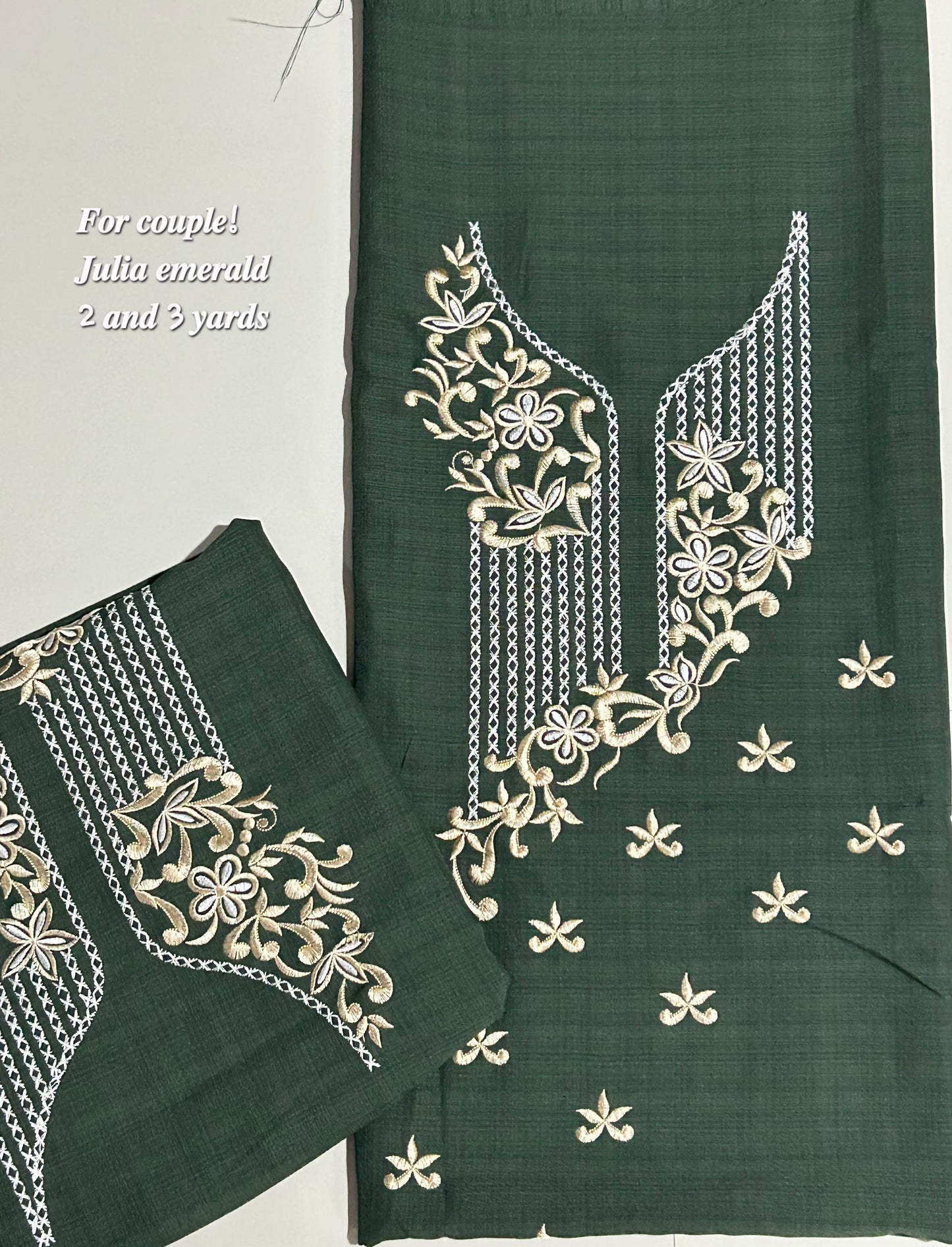 Barong Fabric Couple Set